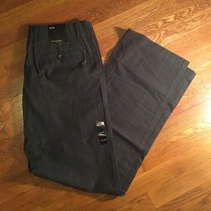 Banana Republic Gray/Black Plaid Pants, 32/34, NWT